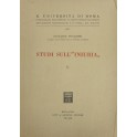 Studi sull' iniuria . Vol. I - (unico pubblicato)