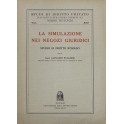 La simulazione nei negozi giuridici.