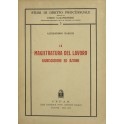 La magistratura del lavoro. Giurisdizione ed azion