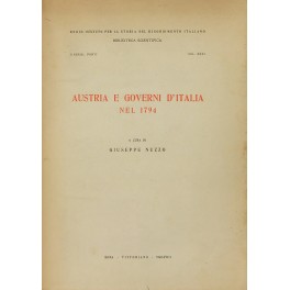 Austria e governi d'Italia nel 1794