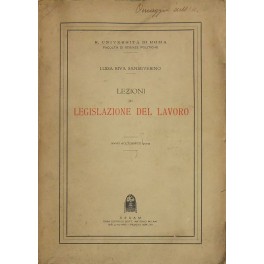 Lezioni di legislazione del lavoro