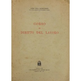 Corso di diritto del lavoro