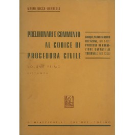 Preliminari e commento al codice di procedura civile