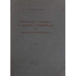 Personalità giuridica e capacità patrimoniale delle associazioni professionali