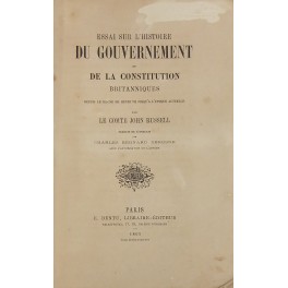 Essai sur l'histoire du Gouvernement et de la Costitution britanniques 