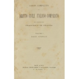 Corso completo di diritto civile italiano comparato Corso completo di diritto civile italiano comparato