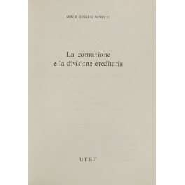 La comunione e la divisione ereditaria