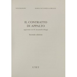 Il contratto di appalto