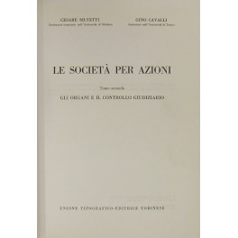 Le società per azioni. 