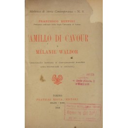 Camillo di Cavour e Melanie Waldor