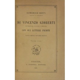 Di Vincenzo Gioberti riformatore politico e ministro