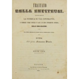 Trattato della enfiteusi Trattato della enfiteusi