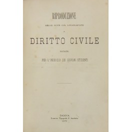Note illustrative e critiche al Codice civile del