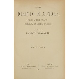 Del diritto di autore 