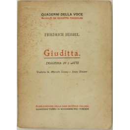 Giuditta. Tragedia in 5 atti