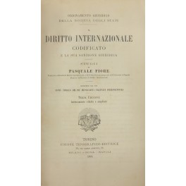 Il diritto internazionale codificato Il diritto internazionale codificato