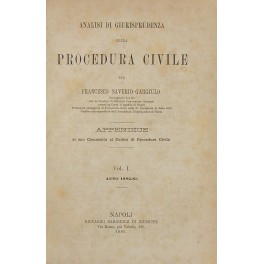 Analisi di giurisprudenza della procedura civile Analisi di giurisprudenza della procedura civile