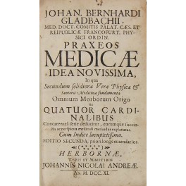 Praxeos Medicae idea novissima Praxeos Medicae idea novissima