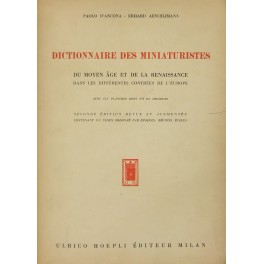 Dictionnaire des miniaturistes du moyen age et de la renaissance dans les differentes contrees de l'Europe.