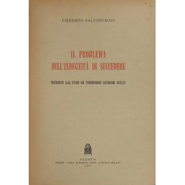 Il problema dell'indegnità di succedere