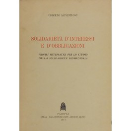 Solidarietà d'interessi e d'obbligazioni