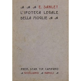 L'ipoteca legale della moglie