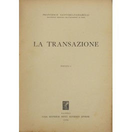 La transazione. 