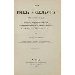 Della polizia ecclesiastica del Regno d'Italia