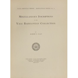 Miscellaneous inscriptions in the Yale Babylonian Collection