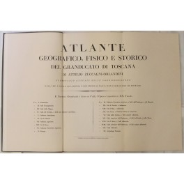 Atlante geografico fisico e storico del Granducato di Toscana
