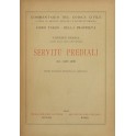 Servitù prediali. Art. 1027-1099