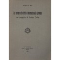 Le norme del diritto internazionale privato nel progetto del Codice Civile