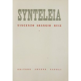 Synteleia. Vincenzo Arangio Ruiz 