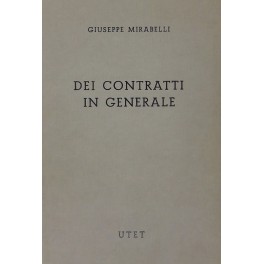 Dei contratti in generale