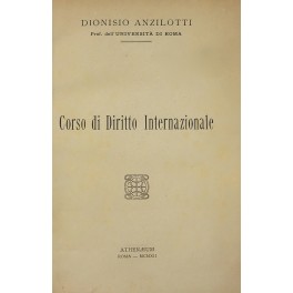 Corso di diritto internazionale. Corso di diritto internazionale.