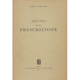 Appunti sulla prescrizione