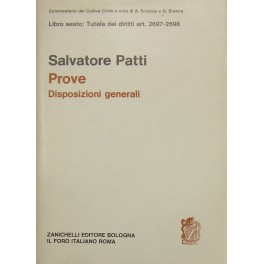 Prove. Disposizioni generali. Art. 2697-2698