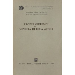 Profili giuridici della vendita di cosa altrui