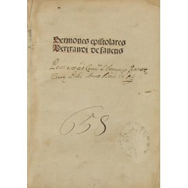 Sermones epistolares Bertrandi de Sanctis