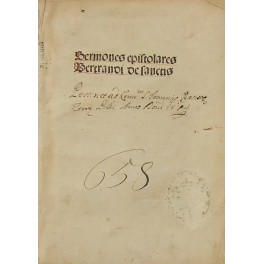 Sermones epistolares Bertrandi de sanctis