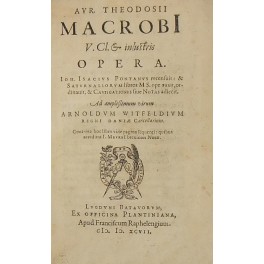 Aur. Theodosii Macrobi ... Opera Aur. Theodosii Macrobi ... Opera