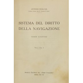 Sistema del diritto della navigazione Sistema del diritto della navigazione