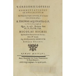 V. Gregorii Lopesii Commentationes in Apocalypsim V. Gregorii Lopesii Commentationes in Apocalypsim