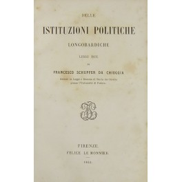 Delle istituzioni politiche longobardiche