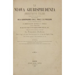 La nuova giurisprudenza amministrativa italiana La nuova giurisprudenza amministrativa italiana