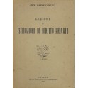 Lezioni di istituzioni di diritto privato tenute nel R. Istituto Superiore di Scienze Economiche e Commerciali di Catania