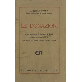 Le donazioni Le donazioni