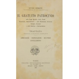 Il gratuito patrocinio nelle leggi speciali civili penali finanziarie amministrative. Il gratuito patrocinio nelle leggi speciali civili penali finanziarie amministrative.