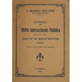 Corso di diritto internazionale pubblico