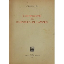 L'estinzione del rapporto di lavoro